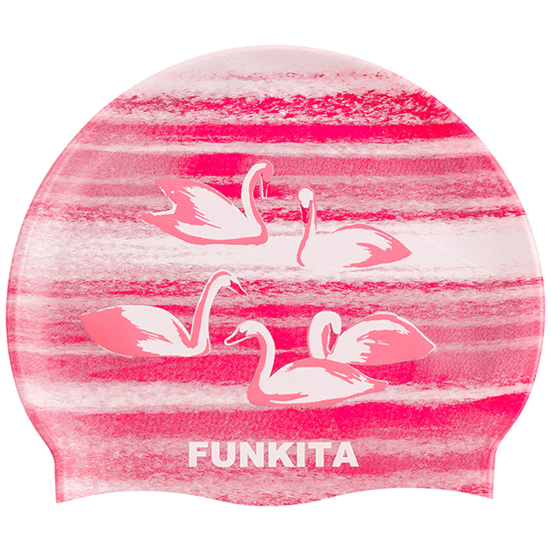 Funkita - Swan Lake Silicone Swimming Cap