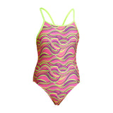 Funkita - Swerve Up - Girls Eco Diamond Back One Piece