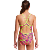 Funkita - Swerve Up - Girls Eco Diamond Back One Piece