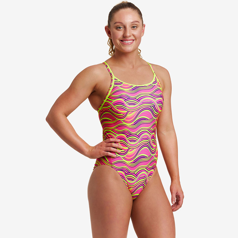 Funkita - Swerve Up - Ladies Eco Diamond Back One Piece