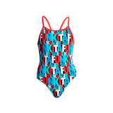 Funkita - Swim Squad - Girls Diamond Back One Piece