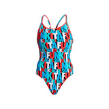 Funkita - Swim Squad - Ladies Diamond Back One Piece