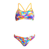 Funkita - Swim Swan - Girls Eco Racerback Two Piece