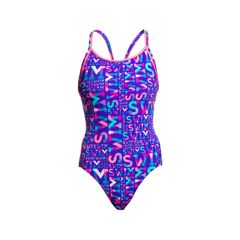 Funkita - Swim Swim - Ladies Diamond Back One Piece