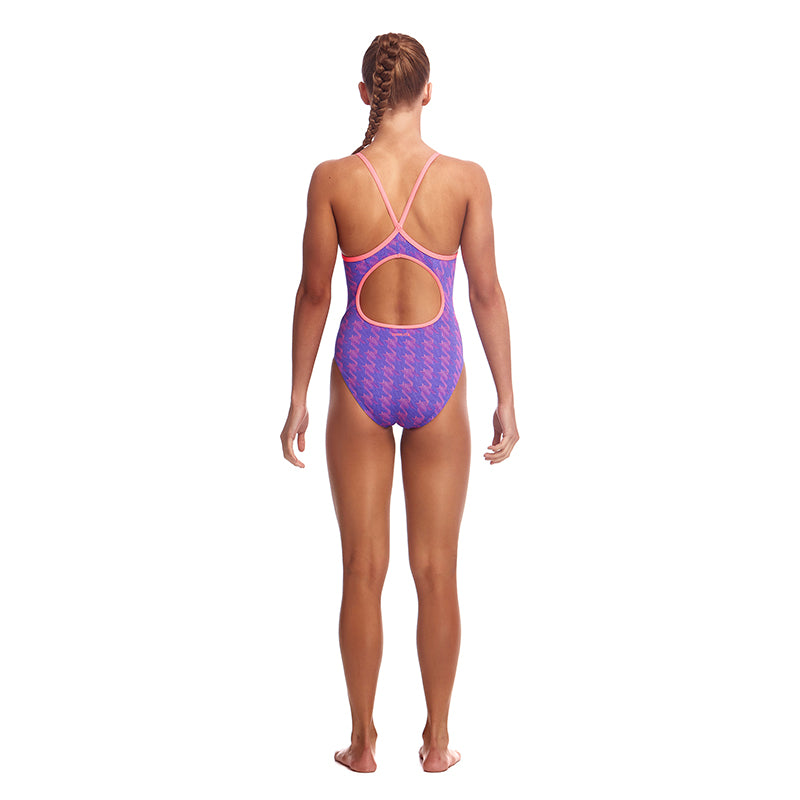 Funkita - Tetris Time - Girls Diamond Back One Piece