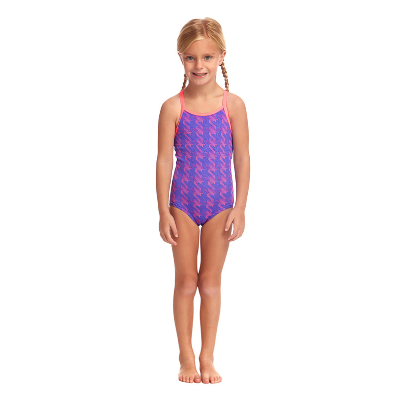 Funkita - Tetris Time - Toddler Girl's Printed One Piece