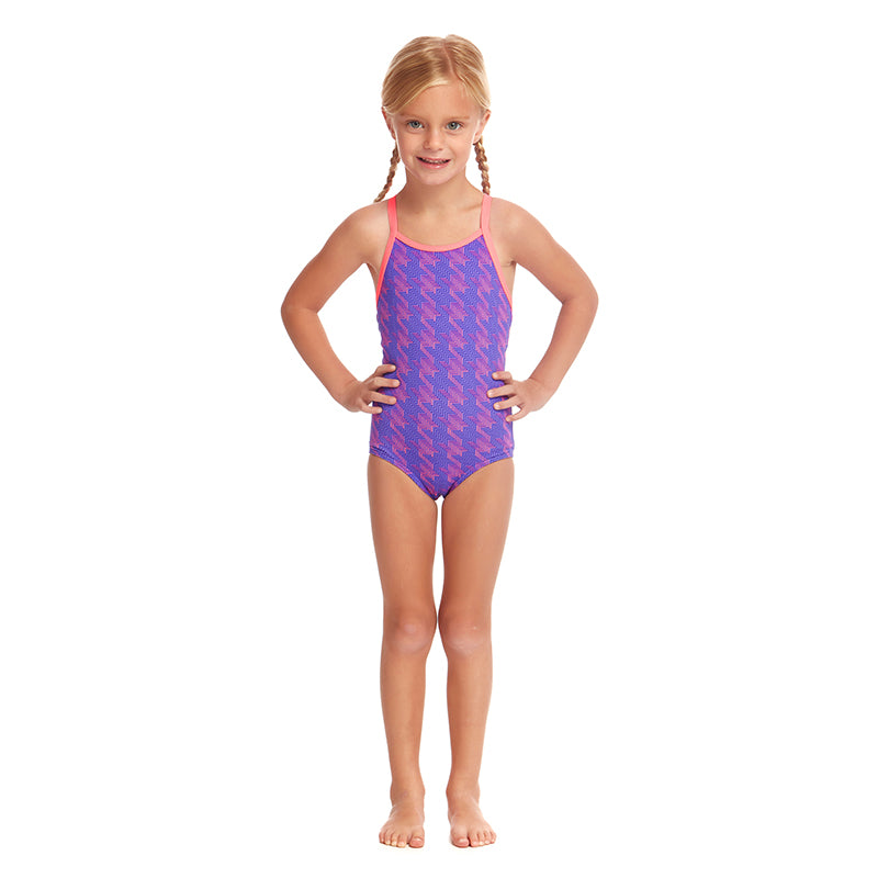 Funkita - Tetris Time - Toddler Girl's Printed One Piece