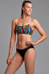 Funkita - Tiger Town - Ladies Swim Crop Top