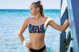 Funkita - Tiger Town - Ladies Swim Crop Top