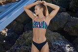 Funkita - Tiger Town - Ladies Swim Crop Top
