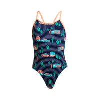 Funkita - Trailer Trash - Girls Eco Diamond Back One Piece