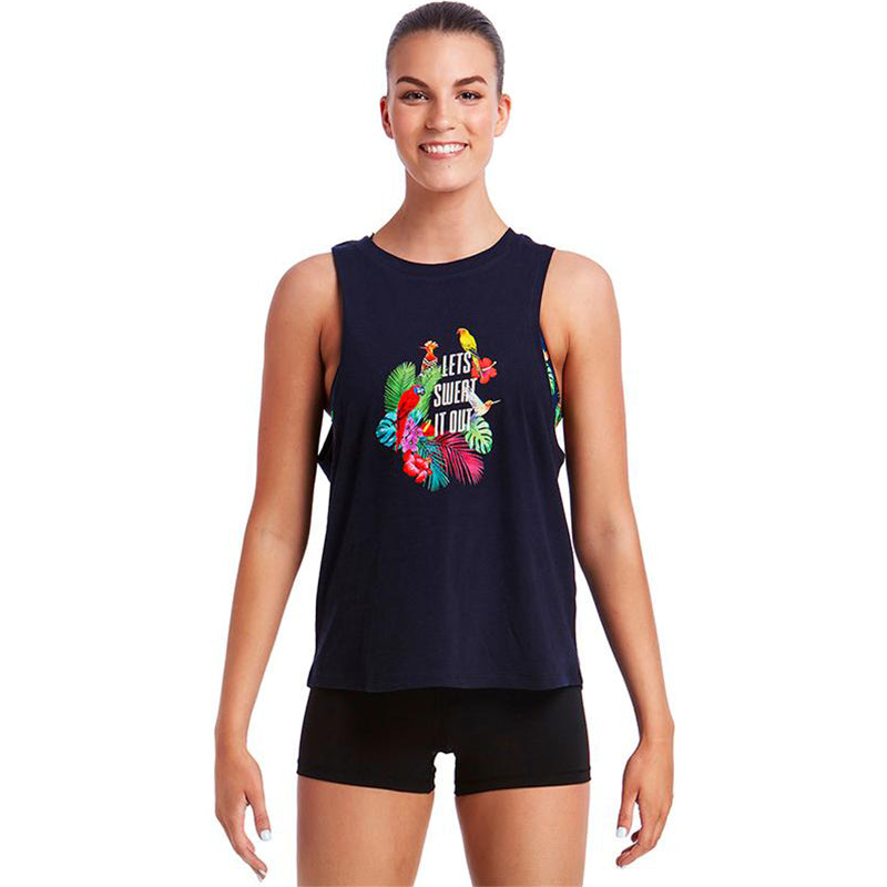 Funkita - Tropic Tag - Ladies Hank The Tank Top