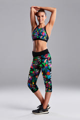 Funkita - Tropic Tag - Ladies High Neck Active Crop Top