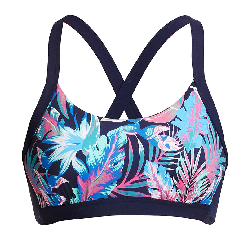Funkita - Tropical Bliss - Ladies Hold Steady Crop Top