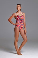 Funkita - Unchain My Heart - Ladies Diamond Back One Piece