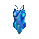 Funkita - Vapour Scale - Ladies Diamond Back One Piece