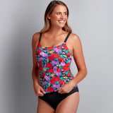 Funkita - Wild Roses Grow - Ladies Scoop Neck Tankini Top