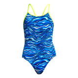 Funkita - Wild Water - Girls Eco Diamond Back One Piece