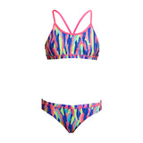 Funkita - Wing Tips - Girls Eco Racerback Two Piece