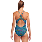 Funkita - Wires Crossed - Ladies Diamond Back One Piece