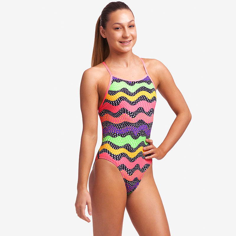 Funkita - Worm Burner - Girls Tie Me Tight One Piece