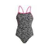 Funkita - Zebra Crossing - Ladies Eco Single Strap One Piece