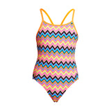 Funkita - Ziggy Pop - Girls Diamond Back One Piece