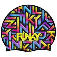 Funky - Brand Galaxy - Silicone Swimming Cap