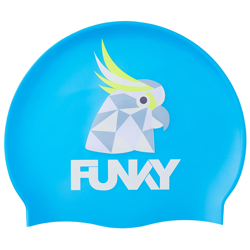 Funky - Cocky - Silicone Swimming Cap