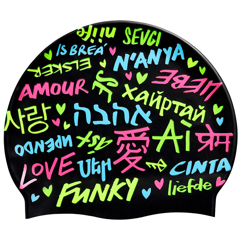 Funky - Love Funky - Silicone Swimming Cap