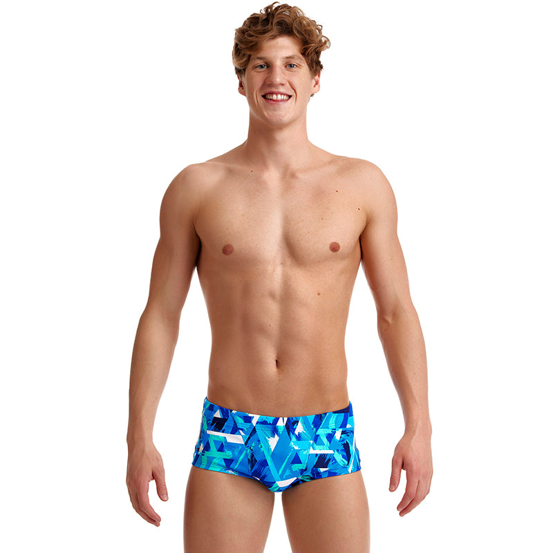 Funky Trunks - Bashed Blue - Mens Classic Trunks