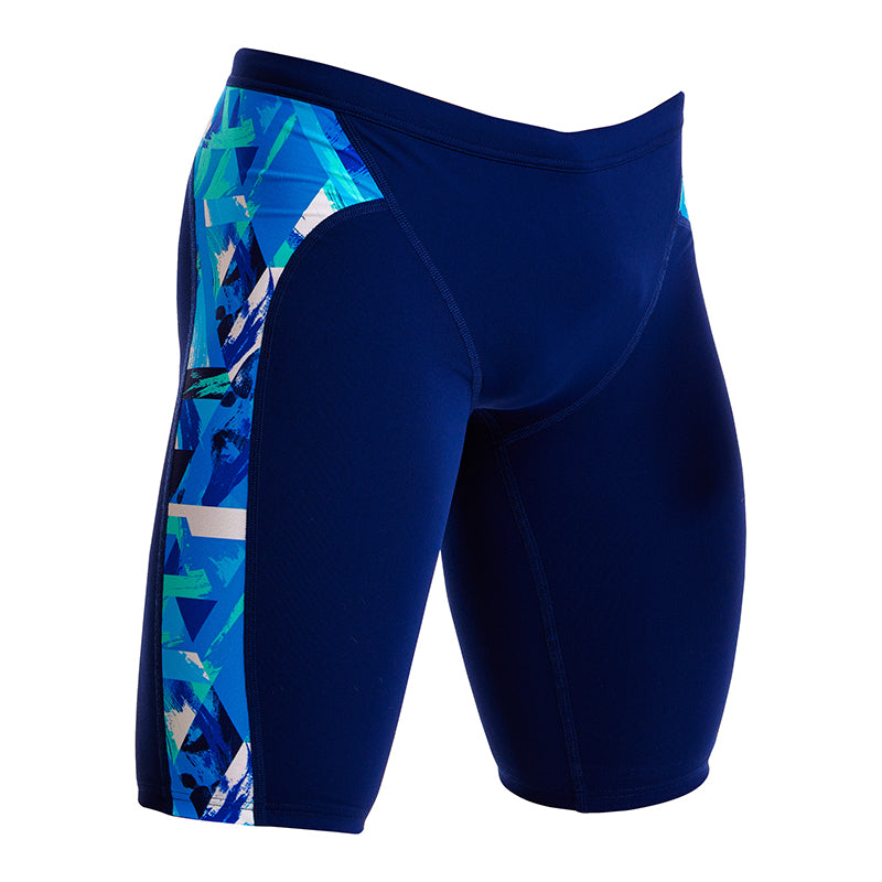 Funky Trunks - Bashed Blue - Mens Training Jammers