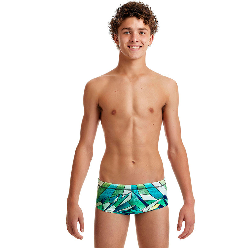 Funky Trunks - Big Blanc - Boys Sidewinder Trunks