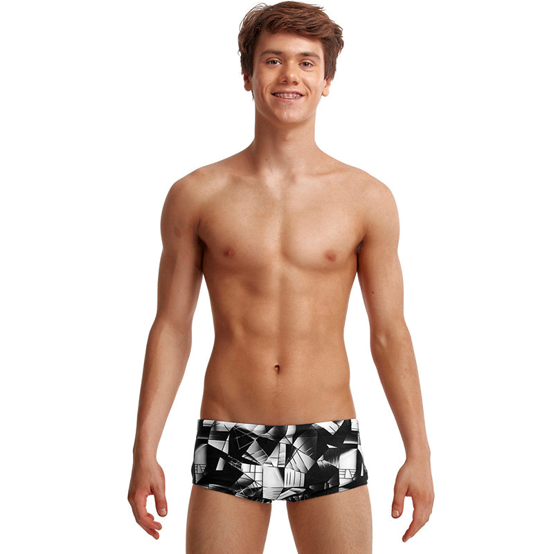 Funky Trunks Black Tint Boys Classic Trunks Aqua Swim Supplies