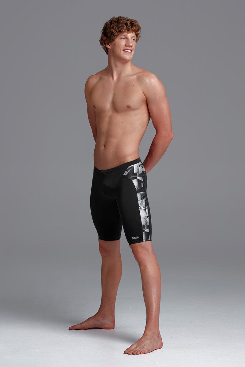 Funky Trunks - Black Tint - Mens Training Jammers