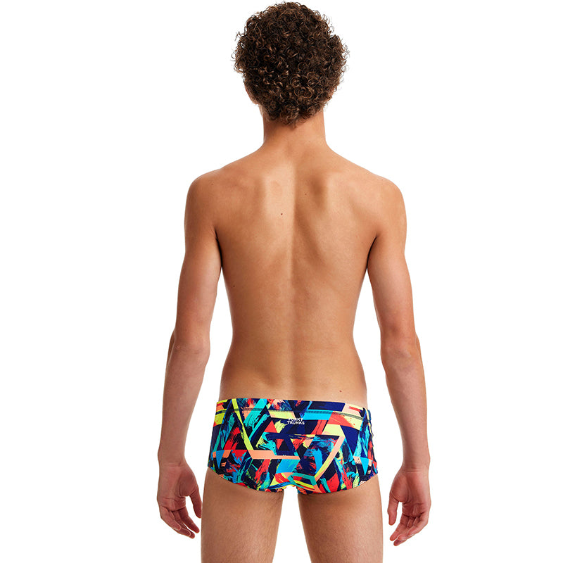 Funky Trunks - Blocked Bars - Boys Sidewinder Trunks