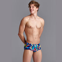 Funky Trunks - Blocked Bars - Mens Classic Trunks