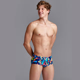 Funky Trunks - Blocked Bars - Mens Classic Trunks