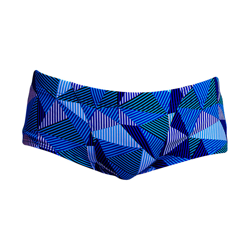 Funky Trunks - Blue Bars - Mens Classic Trunks