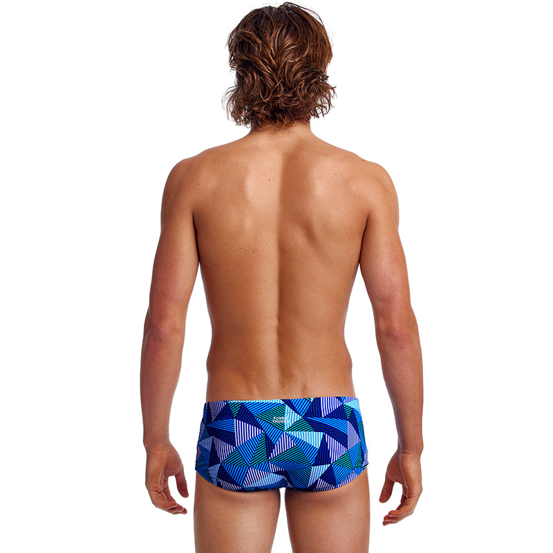 Funky Trunks - Blue Bars - Mens Classic Trunks