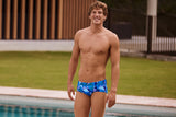 Funky Trunks - Blue Bars - Mens Classic Trunks