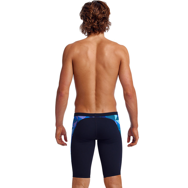 Funky Trunks - Blue Bars - Mens Training Jammers