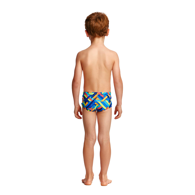 Funky Trunks - Boarded Up Toddler Boys Printed Trunk