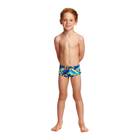 Funky Trunks - Boarded Up Toddler Boys Printed Trunk