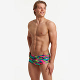 Funky Trunks - Bright Bergs - Mens Eco Sidewinder Trunks