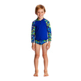 Funky Trunks - Catch Of The Day Toddler Boys Zippy Rash Vest