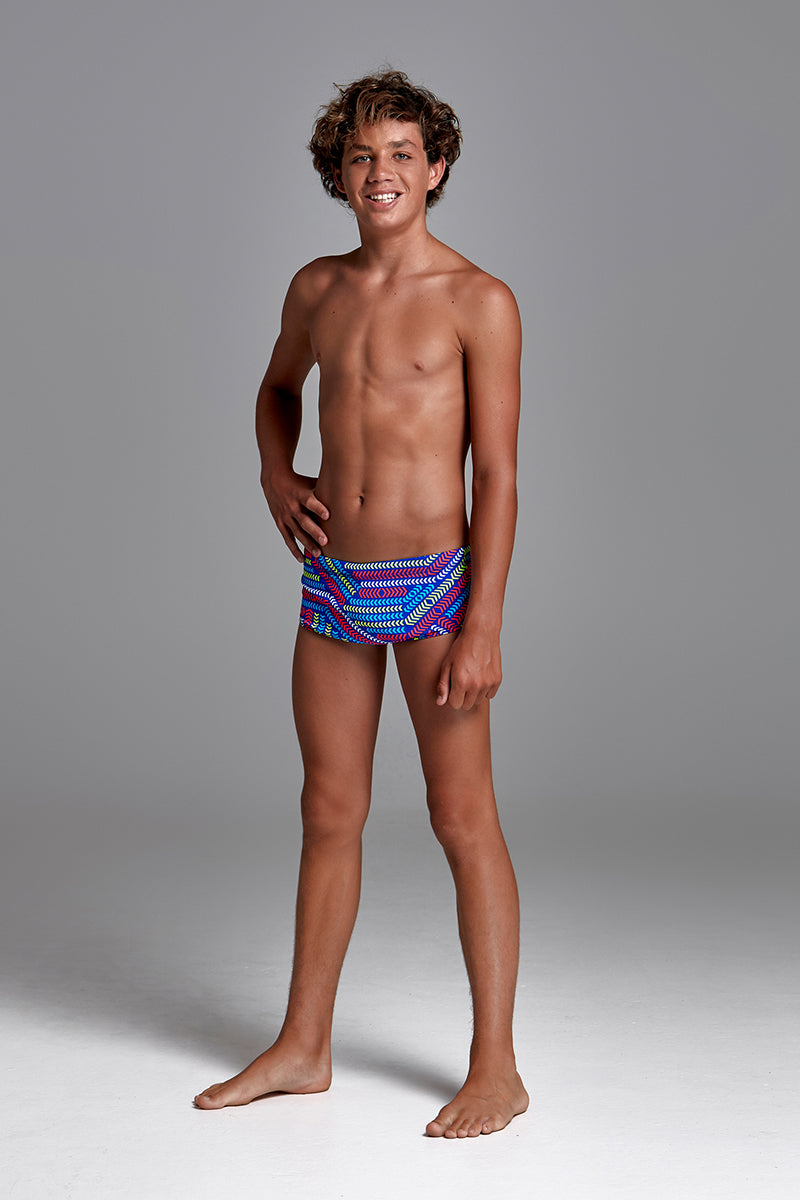 Funky Trunks - Chain Reaction - Boys Classic Trunks