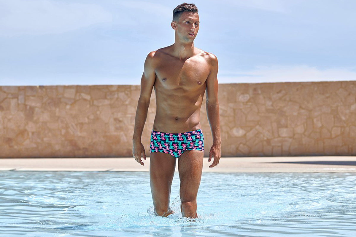 Funky Trunks - Fish Taco - Mens Plain Front Trunks