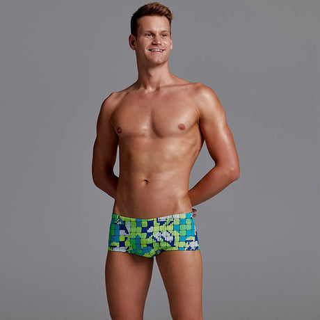 Funky Trunks - Glow Rider - Mens Classic Trunks