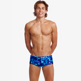 Funky Trunks - Leaf Laser - Mens Sidewinder Trunks
